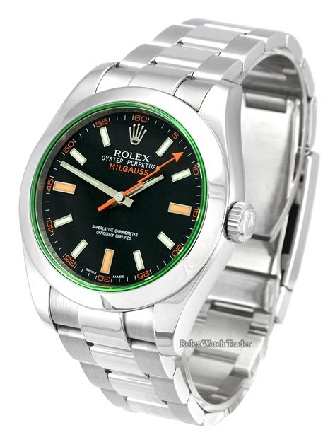 rolex milgauss second hand price|Rolex Milgauss price used.